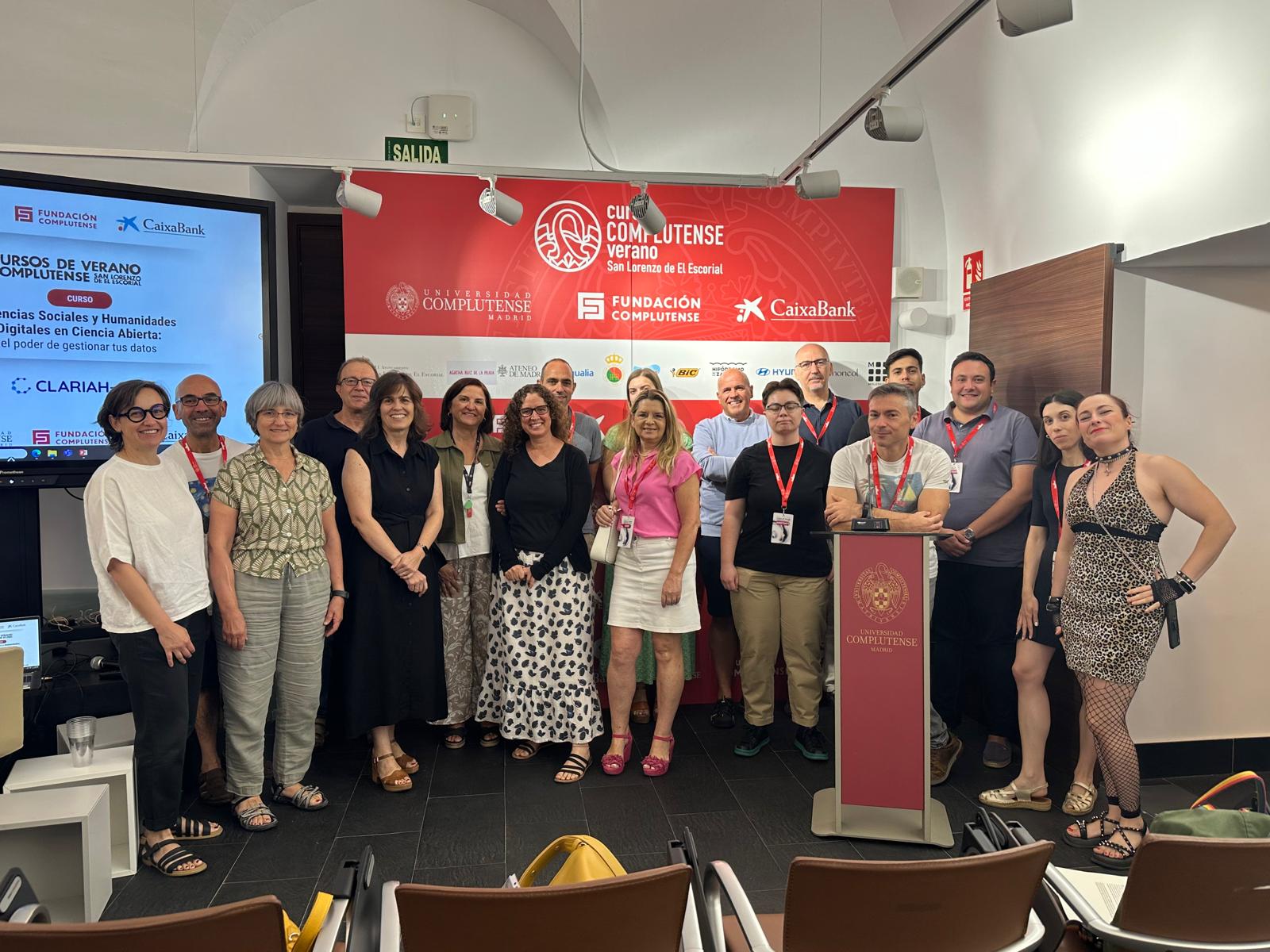 Participación del Nodo CLARIAH-CM en los Cursos de Verano de la Universidad Complutense de Madrid 2025